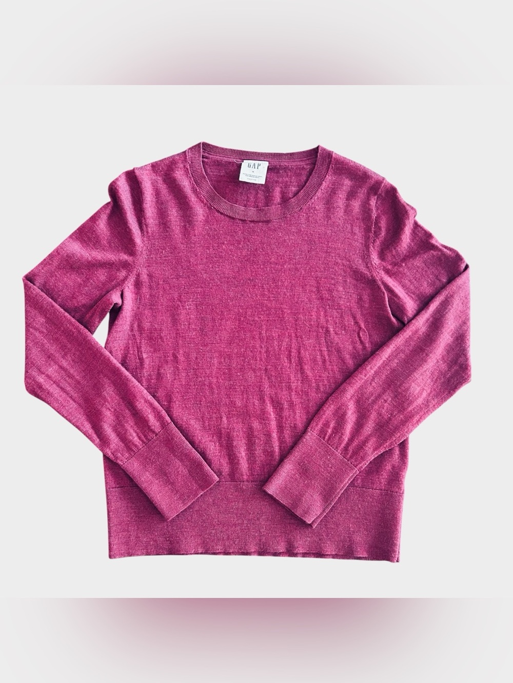 GAP 100% Extra Fine Merino Wool Lightweight Sweater women's sz M
